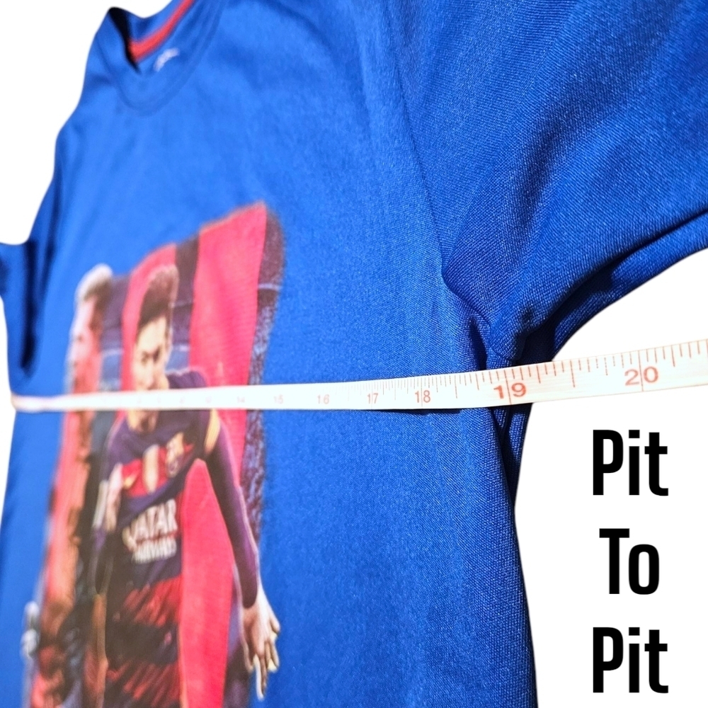 Youth XL Messi FC Barcelona Official Shirt - Authentic FCB Licensed 2016 - Picture 8 of 10